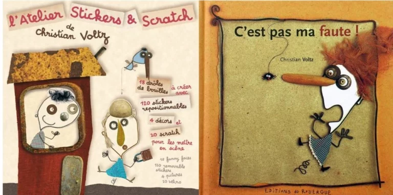 Petit rappel : Bricolages et Lectures animé(e)s à Livresse! Avec les albums de Christian Voltz, Anne-Marie et Corinne font leur show!