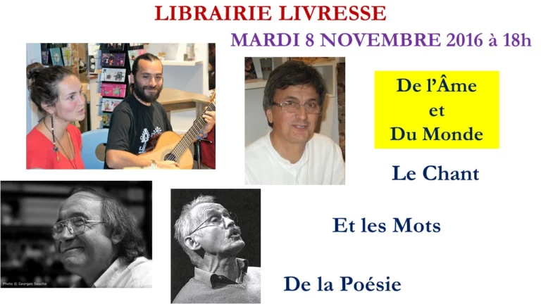 Rappel, Soirée Poésie à Livresse : Le chant, le langage, la musique, une alchimie entre Homme et Nature!