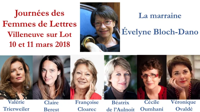 À ajouter sur vos agendas : Livresse partenaire des Journées des Femmes de Lettres