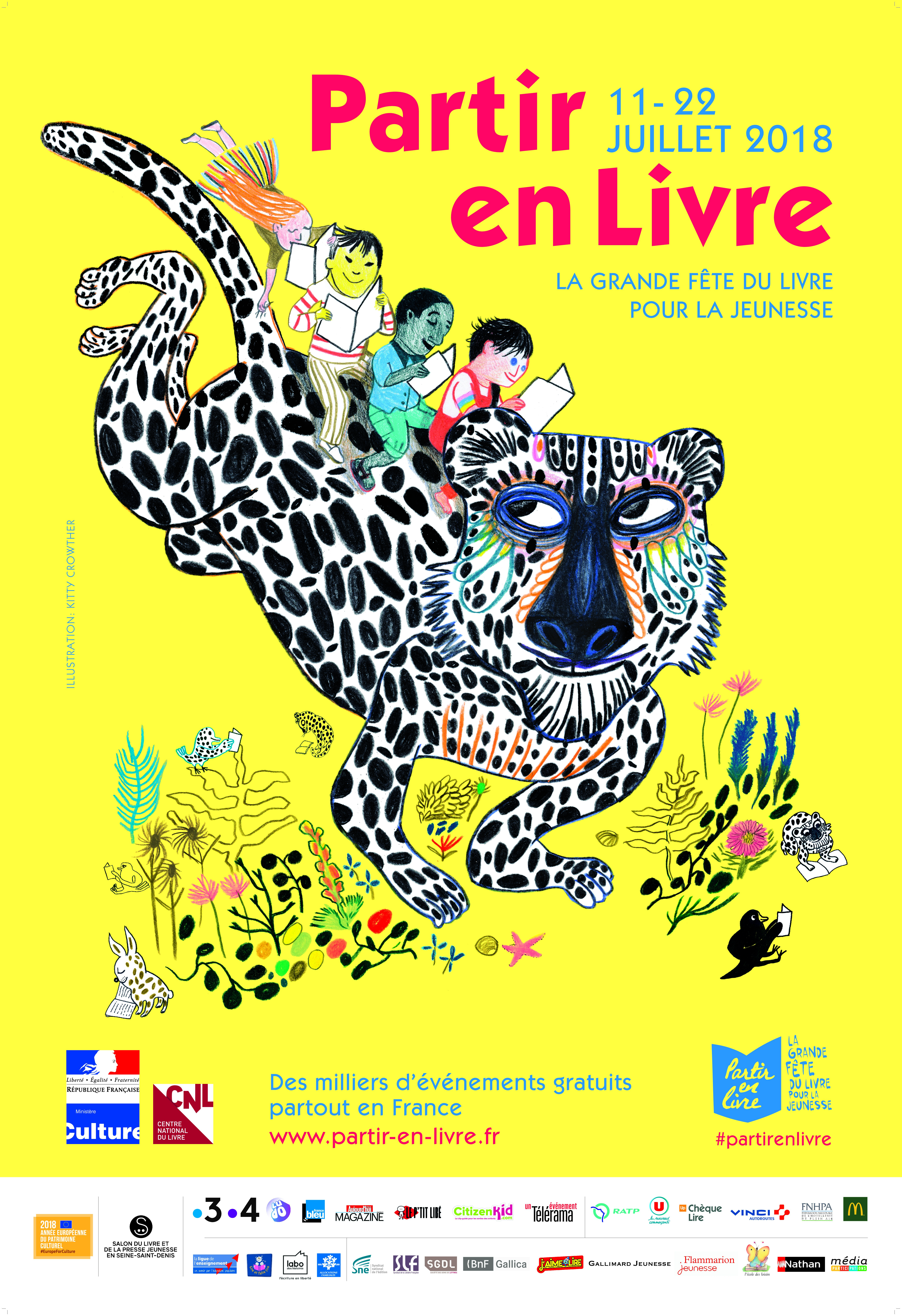 Petit rappel et modification pour mardi : Livresse fête Partir en Livre !
