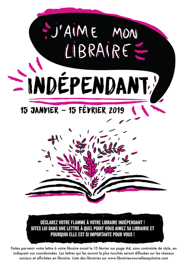 Opération « J’aime mon libraire indépendant » 2019 !