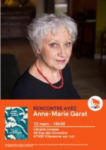 Petit rappel :  Anne-Marie Garat écrit son cinéma