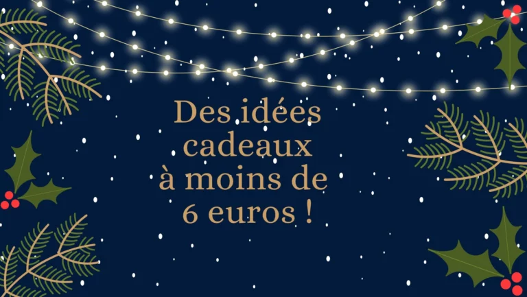 Idées cadeaux à petits prix !