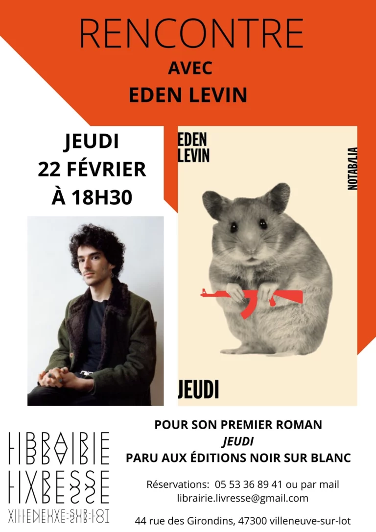 Rencontre avec Eden Levin
