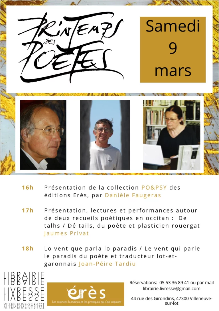 Rappel : Printemps des poètes à Livresse