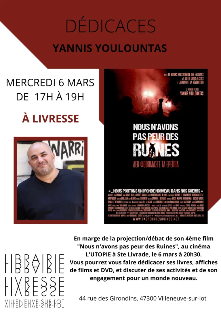 Yannis Youlountas en dédicace !