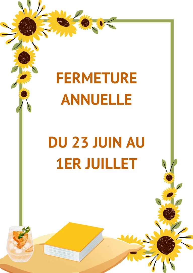 Fermeture annuelle