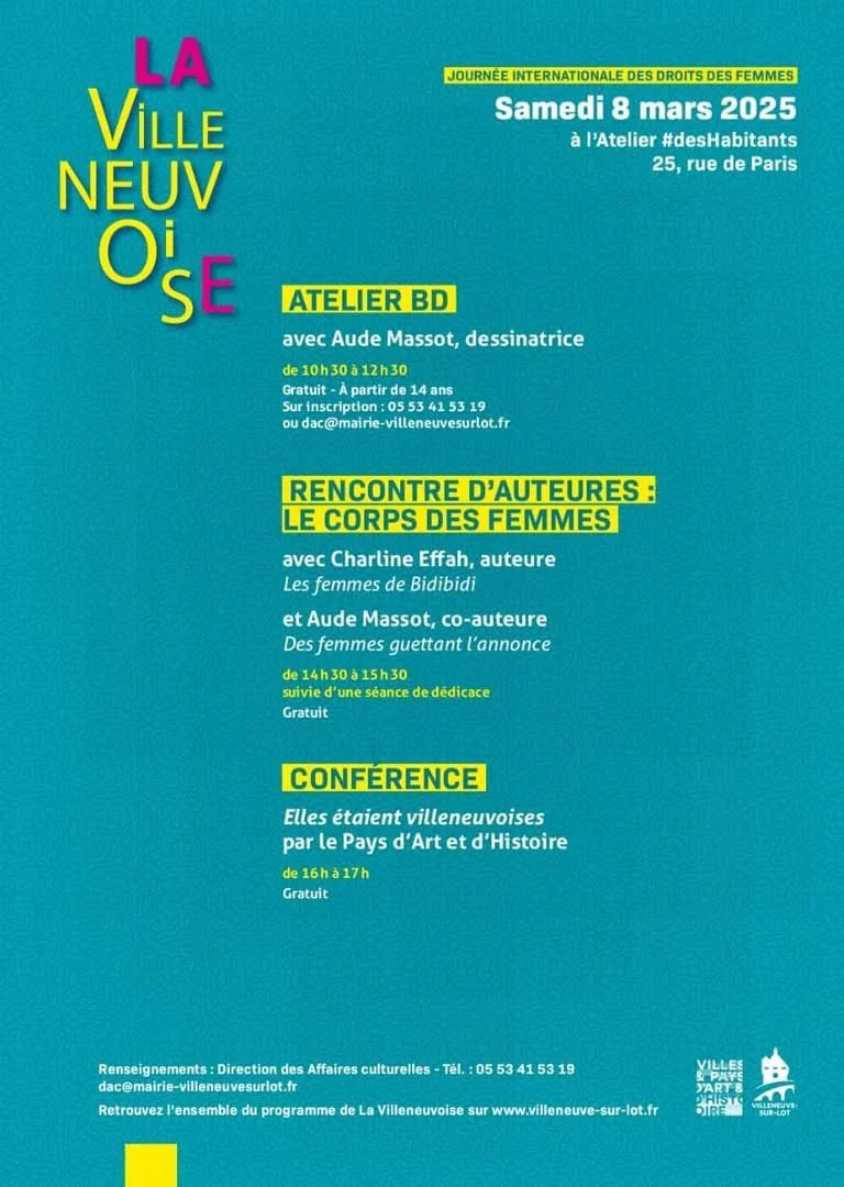 Atelier BD et rencontre d’auteures