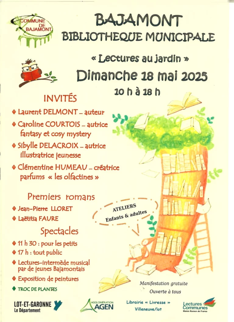 « Lectures au jardin »