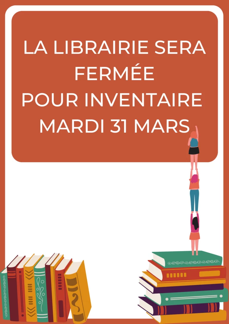 Rappel : Fermeture pour inventaire