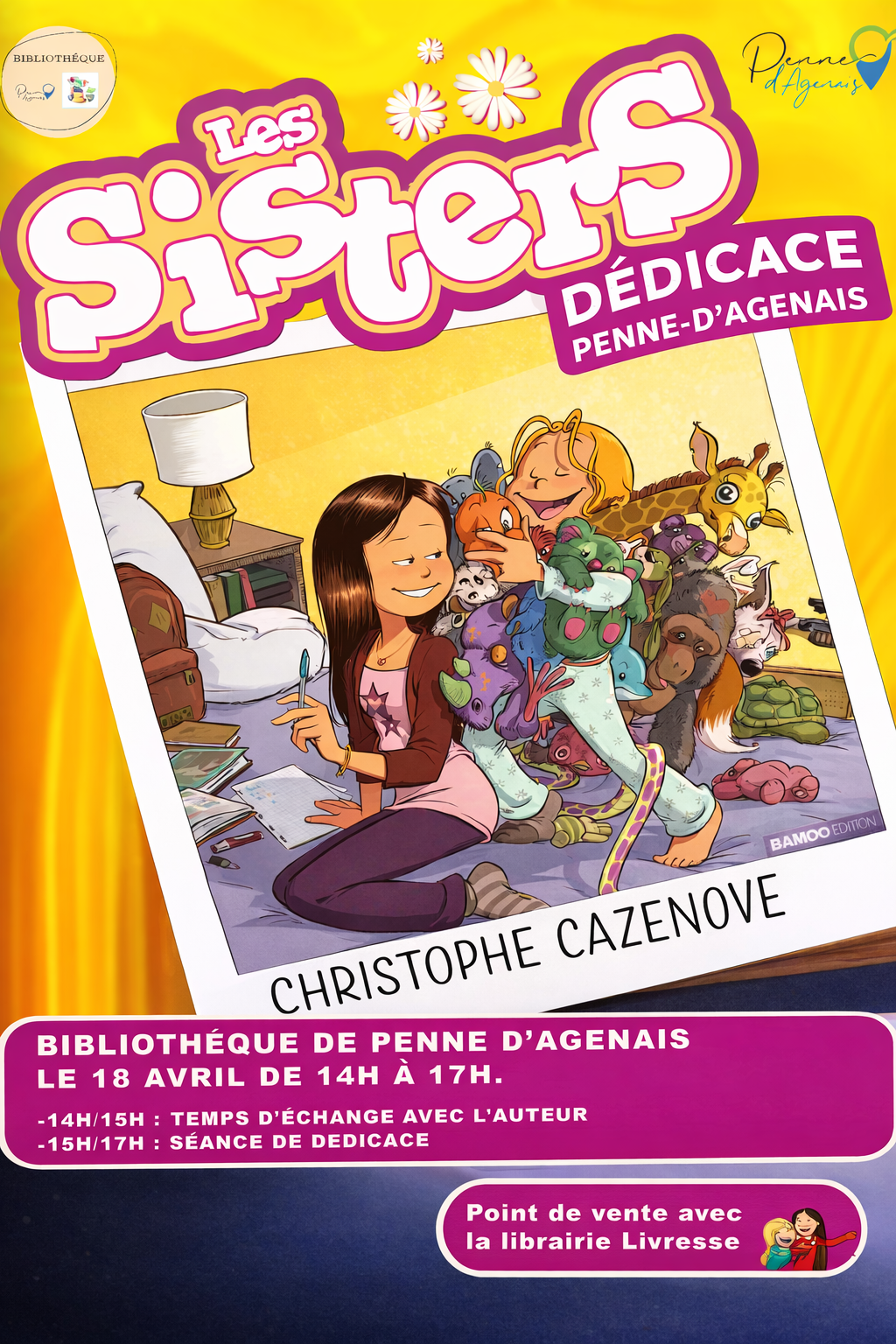 Rappel : Christophe Cazenove en dédicace